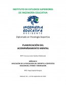 Proyecto de planeación del Acompañamiento Psícológico al Fisicoculturismo