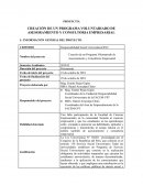 PROYECTO: CREACIÓN DE UN PROGRAMA VOLUNTARIADO DE ASESORAMIENTO Y CONSULTORIA EMPRESARIAL