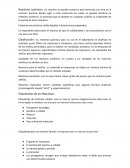 Informe reactivo quimico