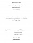 La Usurpación de Identidad en la Comunidad de Campo alegre
