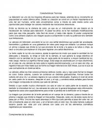 CARACTERISTICAS TV. Página 1
