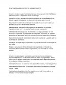 FUNCIONES Y HABILIDADES DEL ADMINISTRADOR