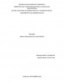 Valores institucionales de la administración