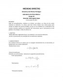 MEDIDAS DIRECTAS Laboratorio de Física Básica I