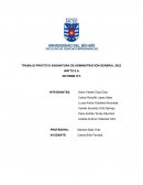 TRABAJO PRÁCTICO ASIGNATURA DE ADMINISTRACIÓN GENERAL 2022 WATTS S.A