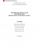 INFORME DEL PROYECTO DE INGENIERIA WEB SISTEMA WEB “SALON BELLA DAMA”