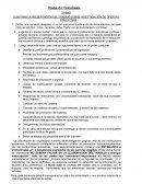 GUÍA PARA LA PRESENTACIÓN DEL TRABAJO SOBRE INVESTIGACIÓN DE OFERTAS EDUCATIVAS