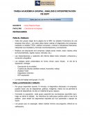 ANÁLISIS E INTERPRETACIÓN DE EEFF.FODA GLORIA