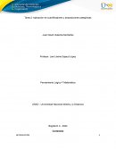 Aplicación de cuantificadores y proposiciones categóricas