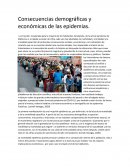 Consecuencias demográficas y económicas de las epidemias