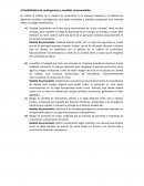 Posibilidades de contingencias y medidas recomendadas