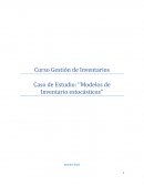 Caso de Estudio semana 5: ‘’Modelos de inventario estocásticos”