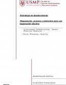 Estrategia de abastecimiento. Administración Logística