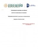 Reporte del Tema 2. Principios de la socialización