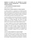 MAESTRIA EN GESTION DE LOS SERVICIOS DE SALUD. GERENCIA, CULTURA ORGANIZACIONAL