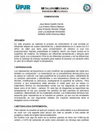 CEMENTACION. Página 1