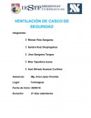 PROYECTO DE CASCO DE SEGURIDAD DE VENTILACION EN OBRA