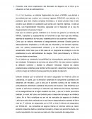 Mercado de seguros del Peru