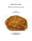 Manual de Calidad de Hamburguesa de Lentejas