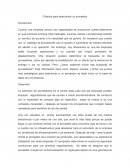 Criterios para la selección de proveedores