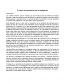 El valor del periodismo de Investigación