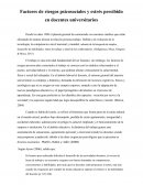 Factores de riesgos psicosociales y estrés percibido en docentes universitarios