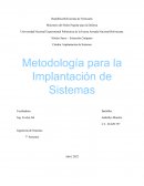Metodologías para la Implantación de Sistemas