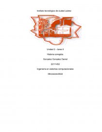 Ingeniería en sistemas computacionales. Página 1