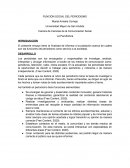 Función social del periodismo