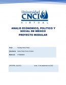 ANALIS ECONOMICO, POLITICO Y SOCIAL DE MÉXICO PROYECTO MODULAR