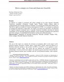 Efecto contagio en el mercado financiero brasileño