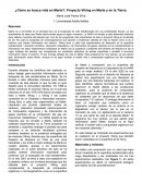 Paper como se busca vida en marte