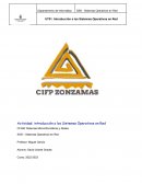 Actividad: introducción a los Sistemas Operativos en Red