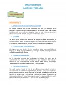 Caracteristicas niños de 3 años