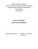 LÓGICA Y CONJUNTOS. ESTRUCTURAS ALGEBRAICAS