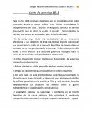 Carta de Jamaica 1815