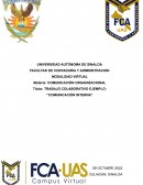 TRABAJO COLABORATIVO EJEMPLO: ”COMUNICACIÓN INTERNA”