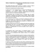 Sobre el tratamiento de las contradicciones en el seno del pueblo