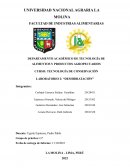 LABORATORIO 2: “DESHIDRATACIÓN”