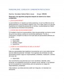 PERSONALIDAD, CONDUCTA Y DIMENSIÓN PSICOLÓGICA