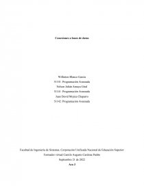 Conexiones a bases de datos. Página 1