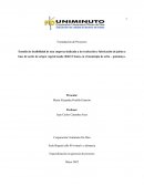 Estudio de factibilidad de una empresa dedicada a la recolección y fabricación de jabón a base de aceite de origen vegetal usado (EKO Clean)