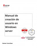 Guia para crear usuarios en windows server