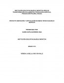 Proyecto agroempresarial