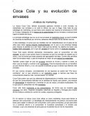 Coca Cola y su evolución de envases