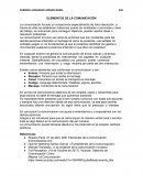 Elementos de la comunicacion