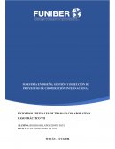 Maestría en diseño , gestión y dericción de proyectos