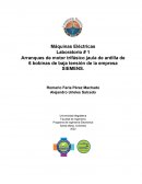 Laboratorio #1. Máquinas Eléctricas