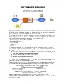Contabilidad directiva. Página 1