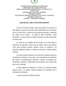 ANÁLISIS DEL LIBRO “ÉTICA PARA AMADOR”
